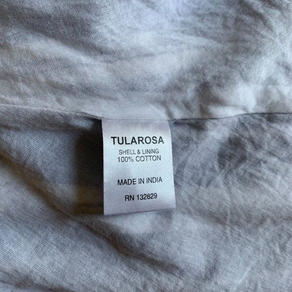 Tularosa Iris Blue and White Striped Belted Dress - Picture 6 of 6